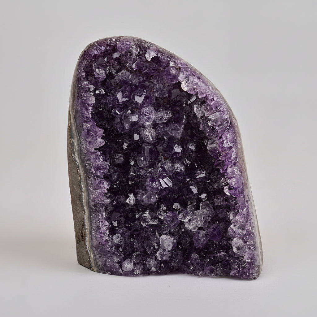 Amethyst Geode Cluster Rock - 650 gms