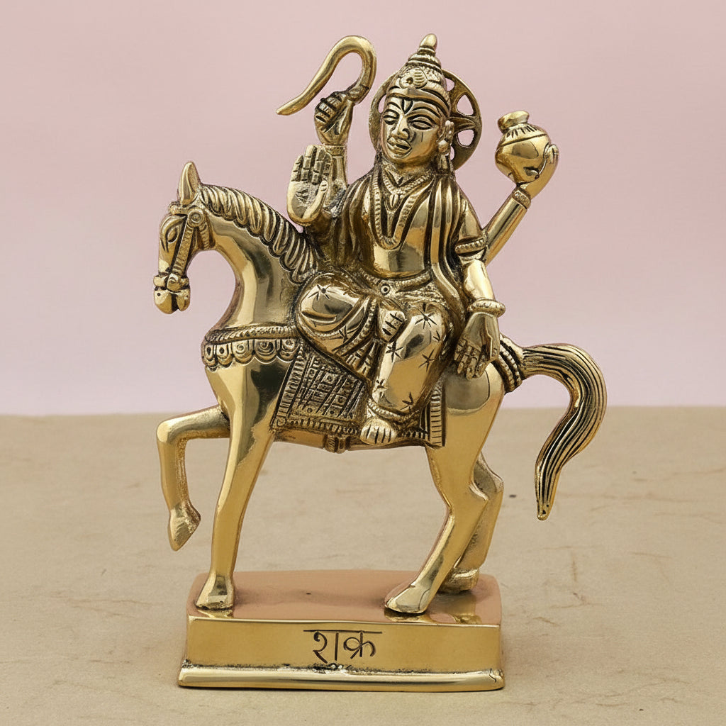 Venus Shukra Graha Brass Idol