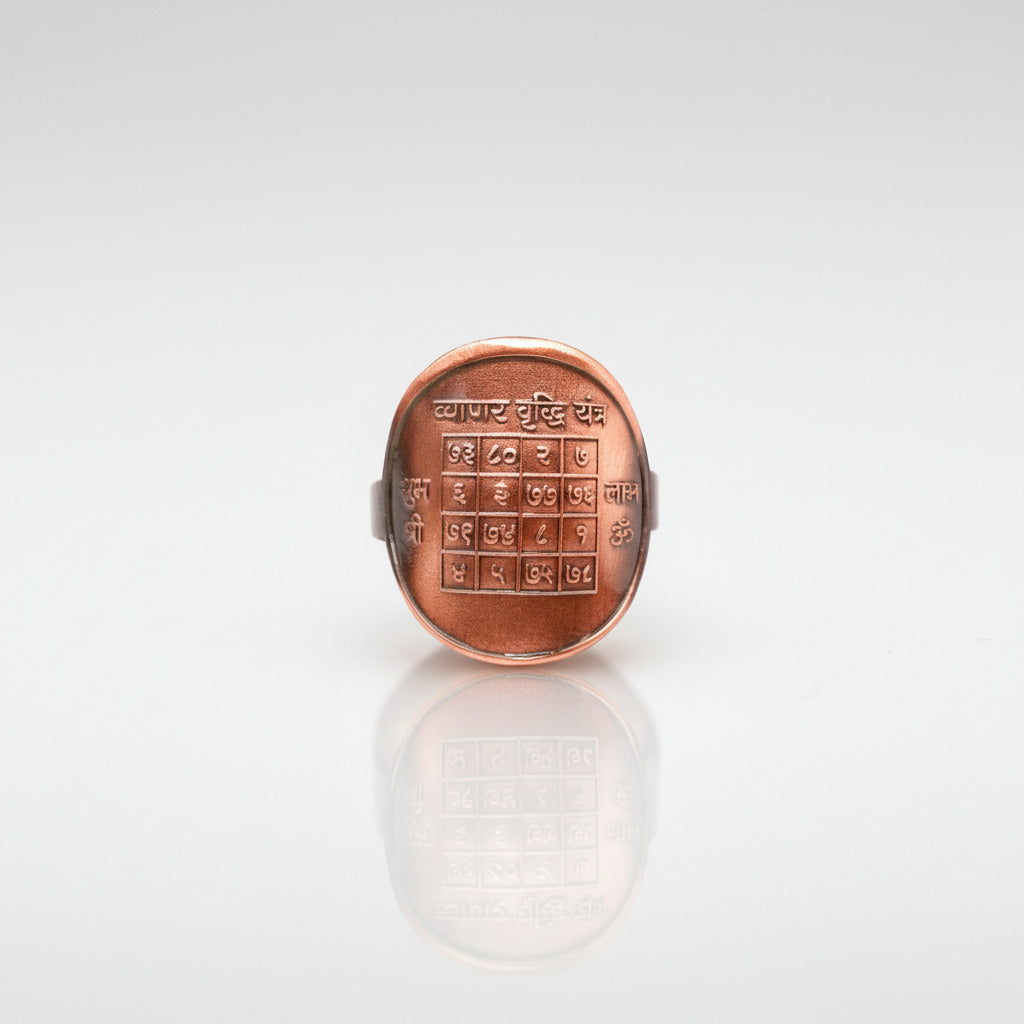Vyapar Vriddhi Yantra Ring in Copper