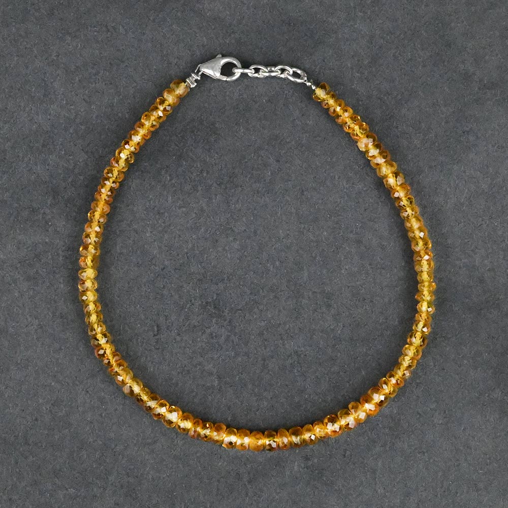 Yellow Sapphire Faceted Bracelet-44.65 Carat
