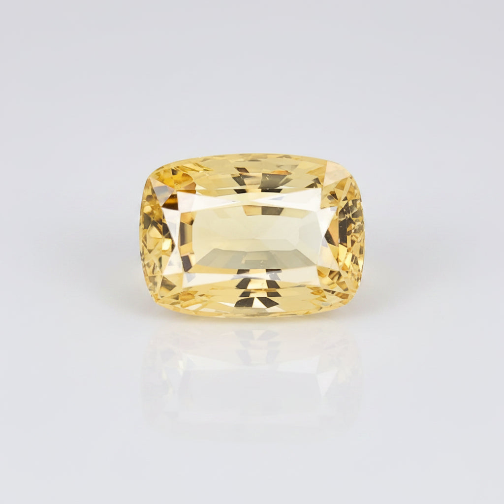 Heliodor Stone 3 Carat Approx Natural Golden Beryl for Sun Planet
