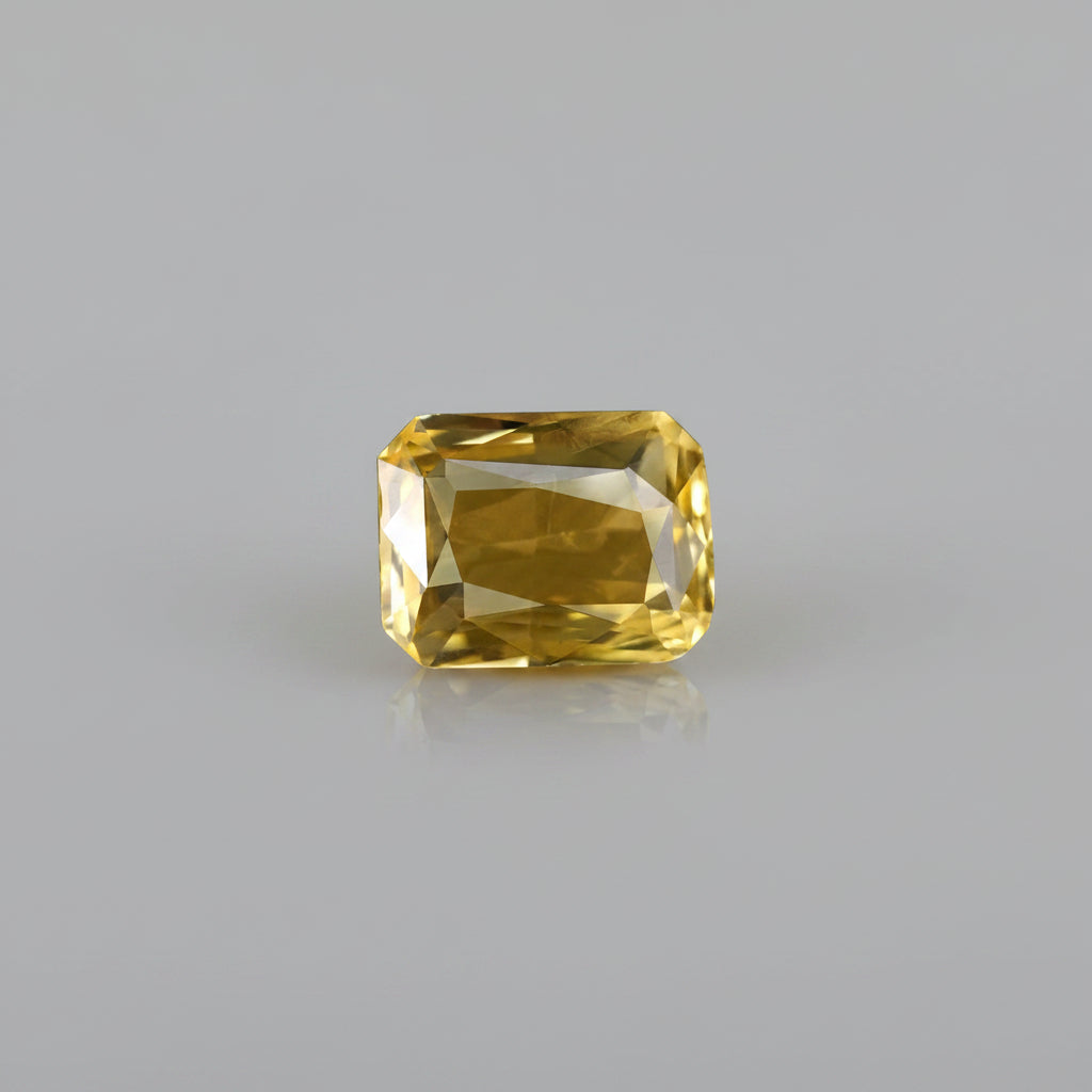 Yellow Sapphire Stone - 4 Carat Approx