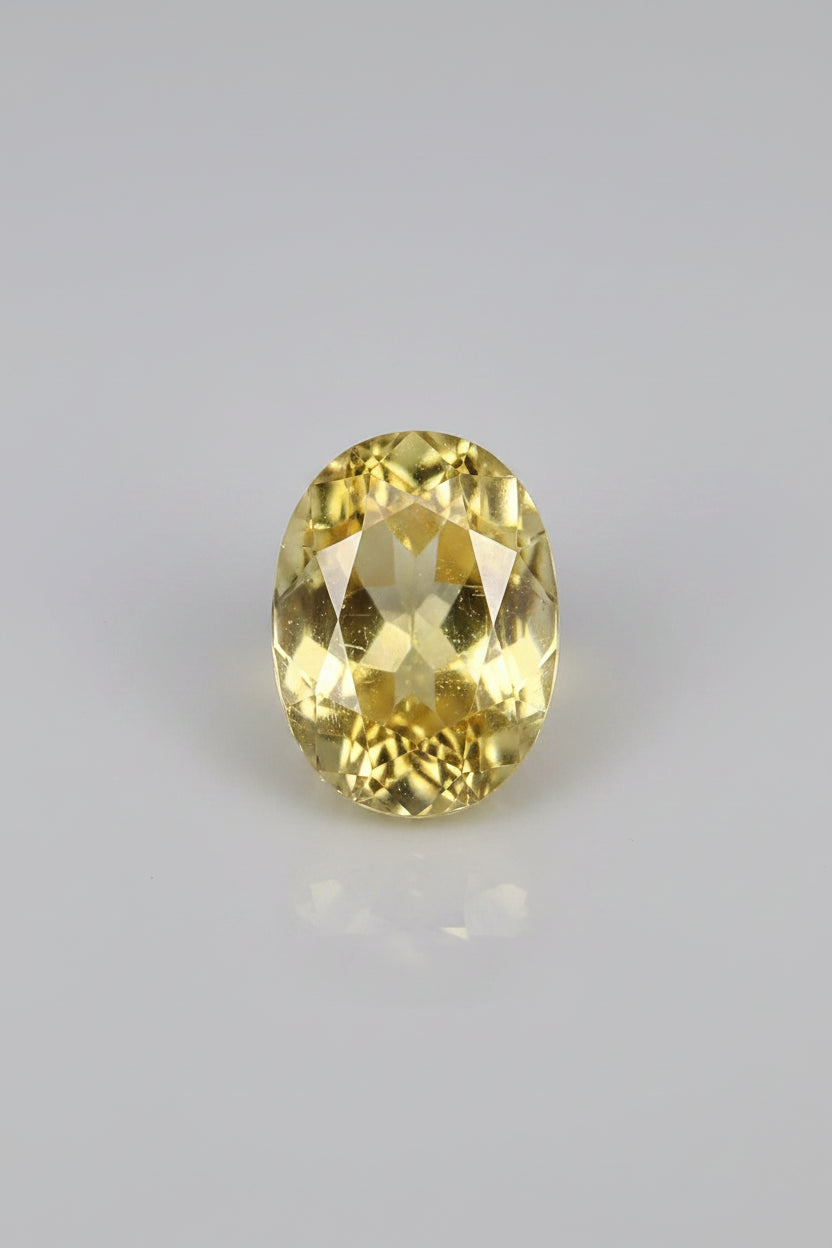 Yellow Topaz Stone 5 Carat 