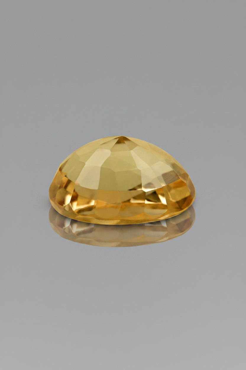 Yellow Citrine Gemstone | 4 Carats | Natural & Certified