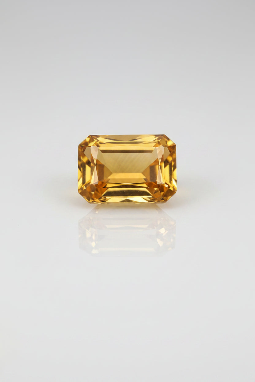 Yellow Citrine Gemstone | 5 Carats | Natural & Certified