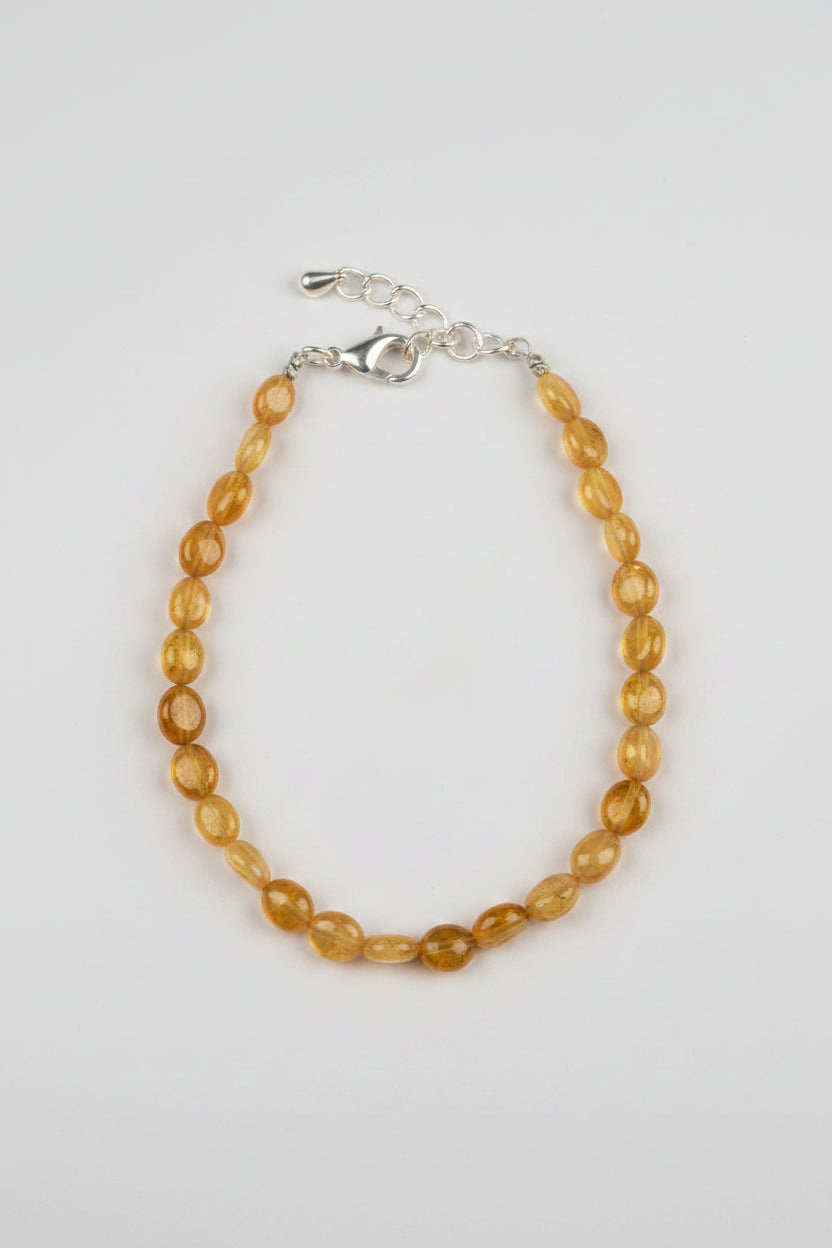 Yellow Sapphire Oval Bracelet mani monk