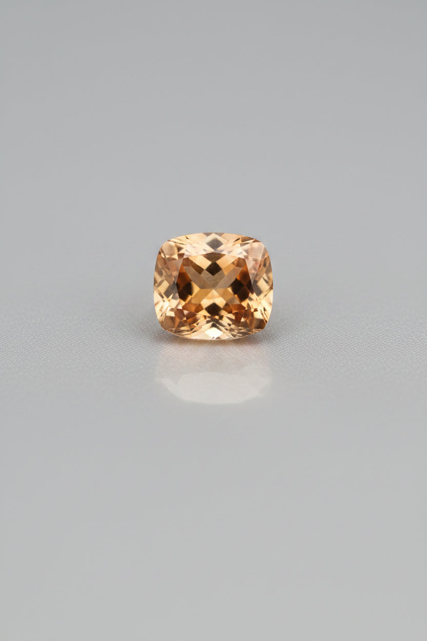 Yellow Topaz Stone 3 Carat | Natural Golden Topaz for Jupiter