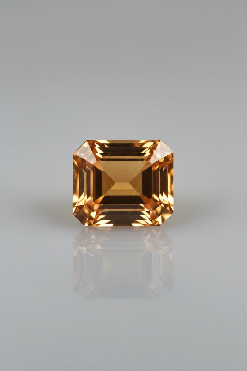 Yellow Topaz Stone 5 Carat | Natural Golden Topaz for Jupiter