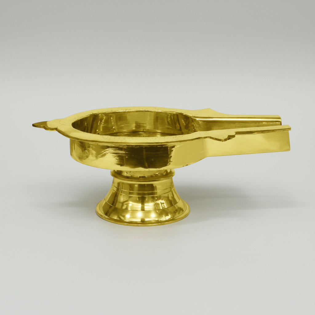 Brass Abhishek Tray-14 inches