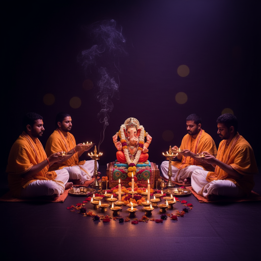 add pandits and ganesh ji