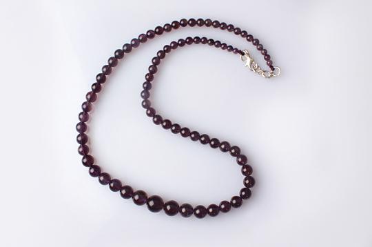 Amethyst Round Mala (5 mm to 11 mm)
