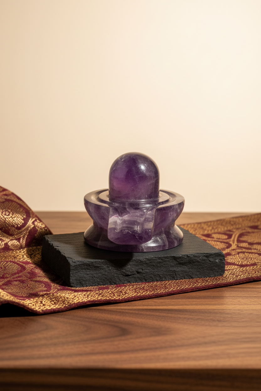 Amethyst Shivling 2 – Signature Brand Theme