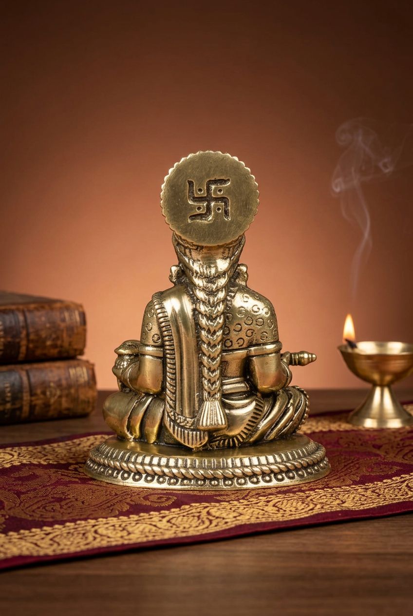 Annapurna Mata Ashtadhatu Idol Goddess of Nourishment and Abundance
