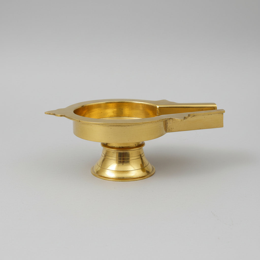 Brass Abhishek Tray-23 inches