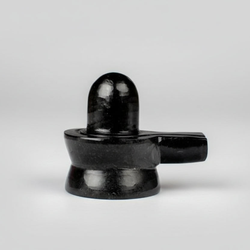 Black Jade Shivaling 250 to 260 gms