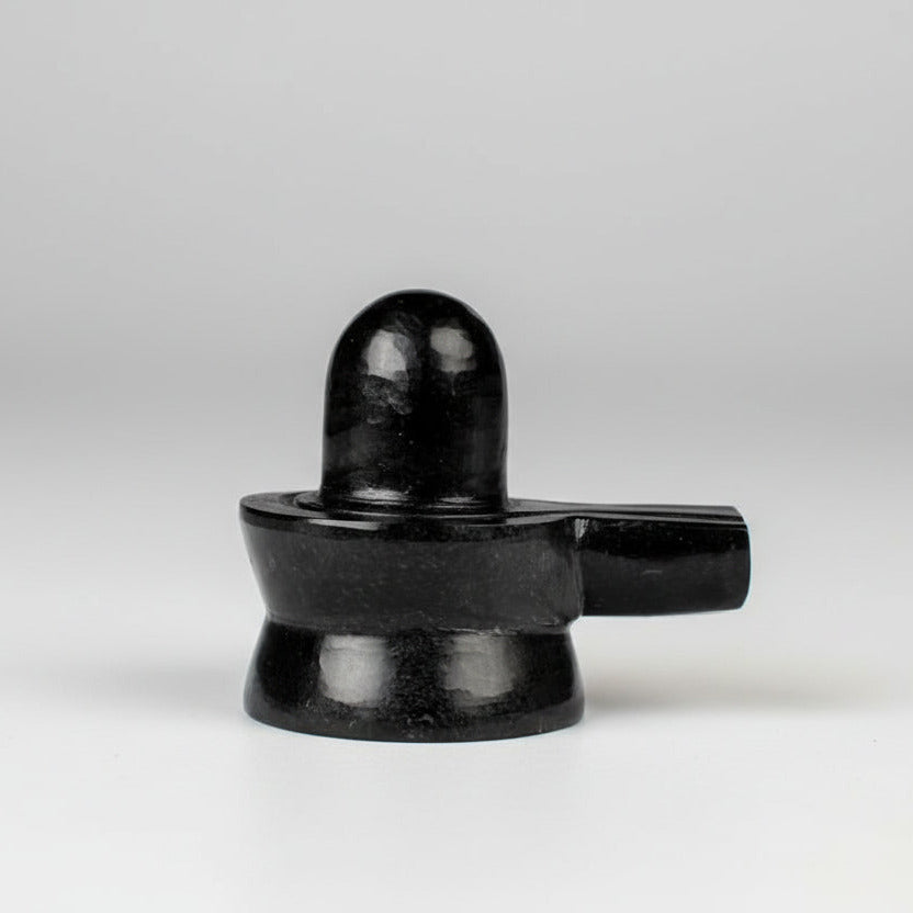 Black Jade Shivaling 200 to 210 gms