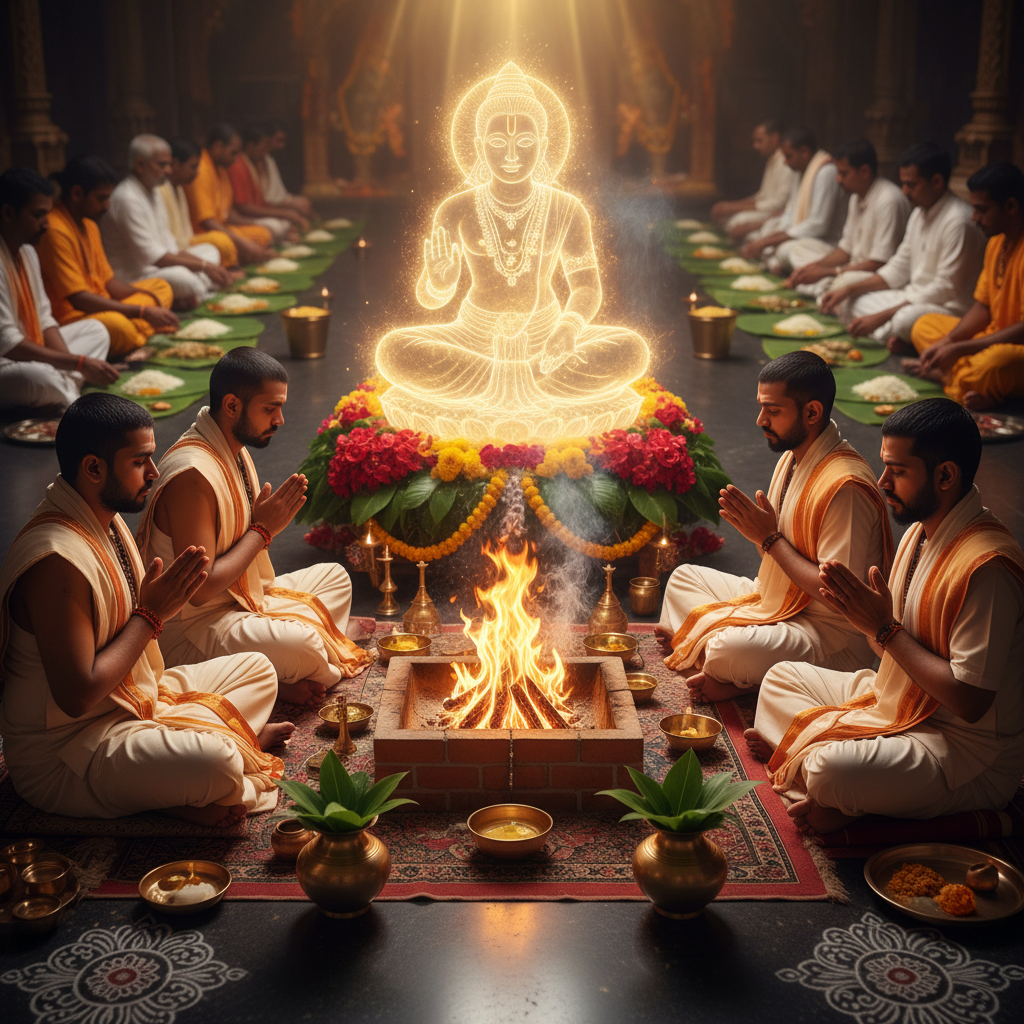 Brahmin Bhoj-21 Brahmins