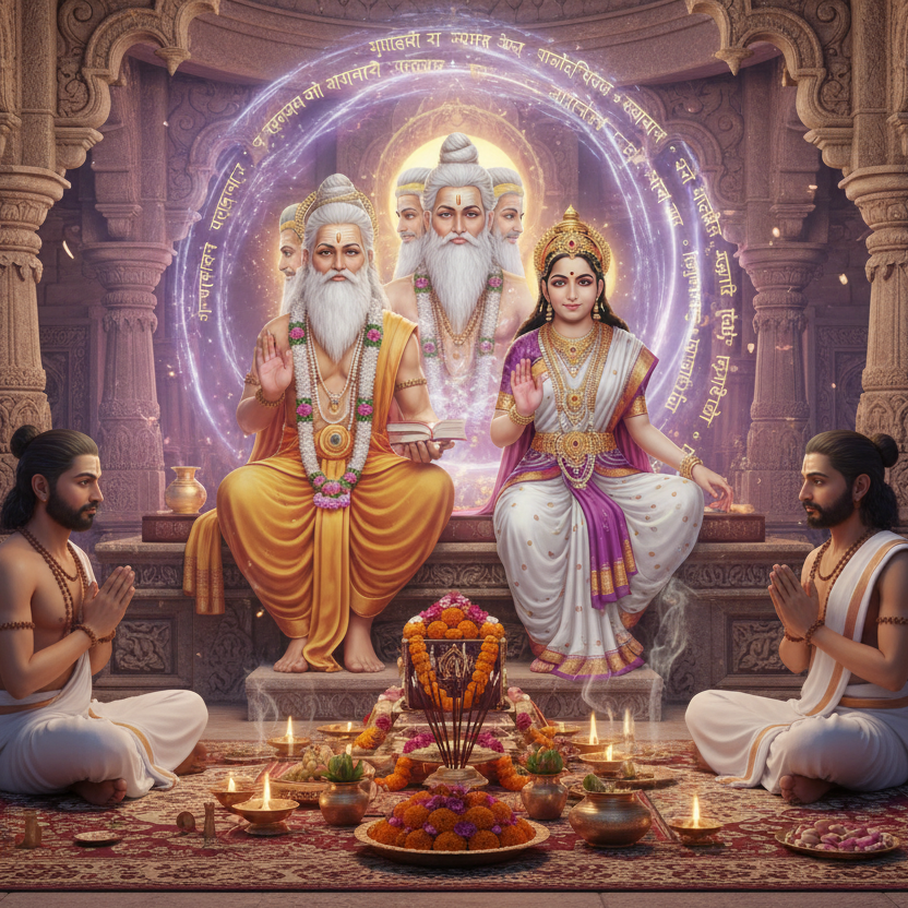 bramha ji make him log like old 