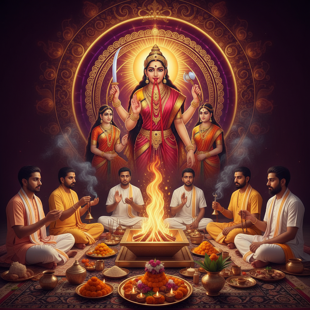 Chhinnamasta Chalisa Paath-1008 Paath