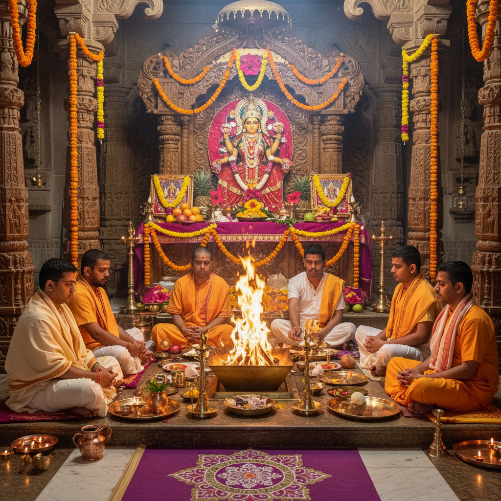 Chinnamasta Puja and Yagna in bg , 6 pandits, sqaure img