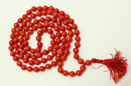 Coral Mala (7 mm)