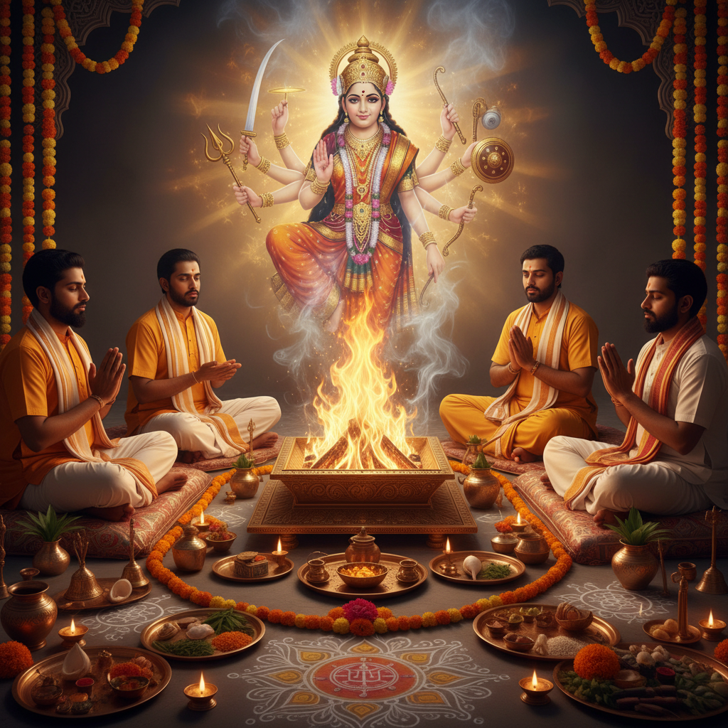Drishti Durga Homam-125000 Chants