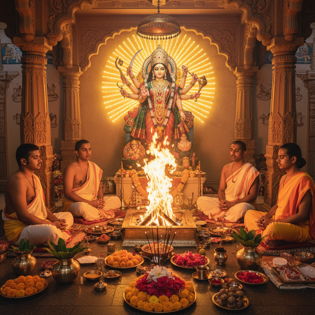 Durga Gayatri Mantra Japa Yagna and Homam-51000 Chants