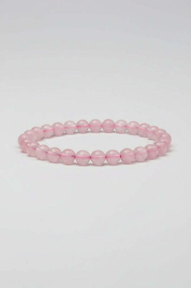 Rose Quartz Bracelet for Women | 6mm Beads