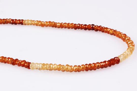 Gomed Faceted Multicoloured Mala-28 inches