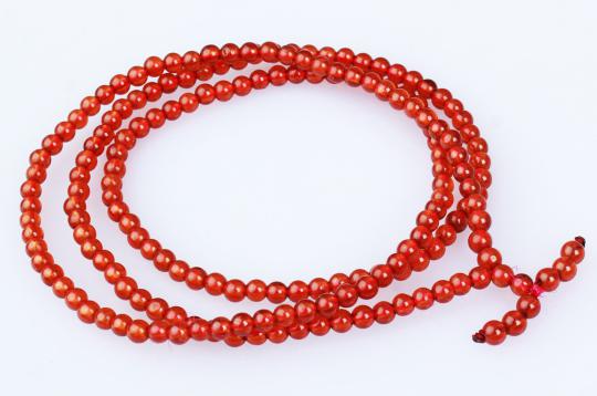 Gomed Round Mala (2 mm)-182 Beads