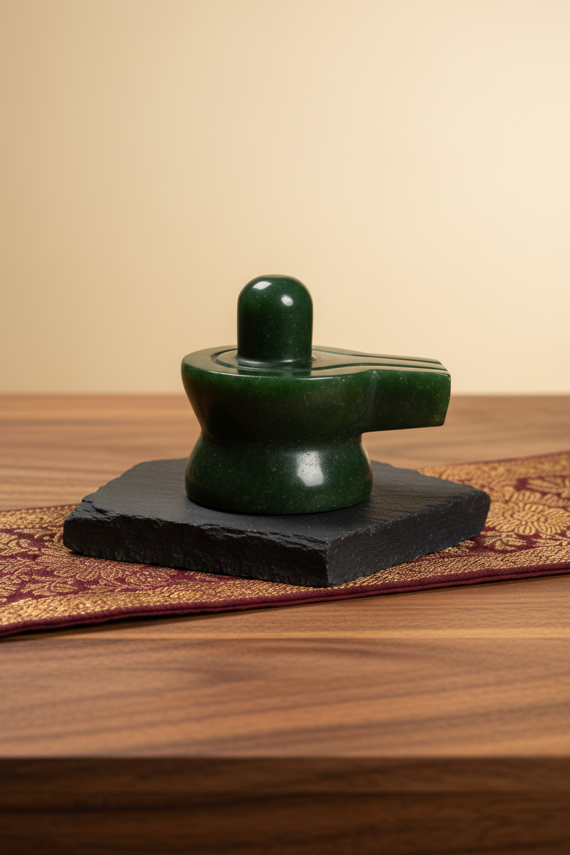 Green Jade Shivling 3 – Signature Brand Theme