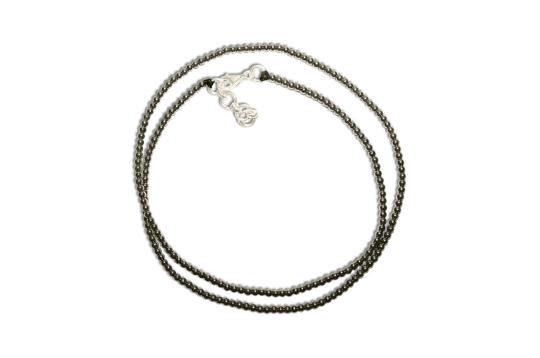 Hematite Mala (2 mm)