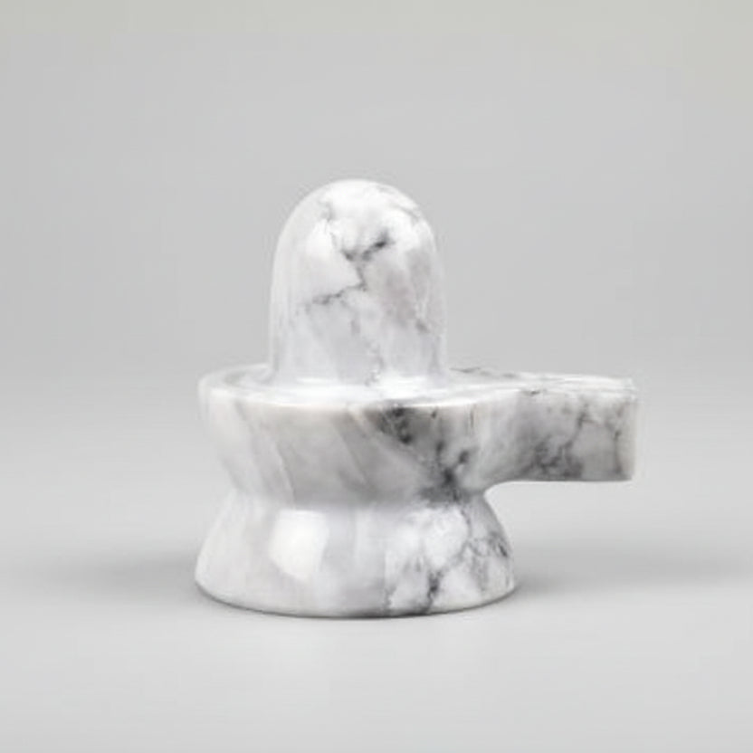 Howlite Shivling 150 to 160 gms