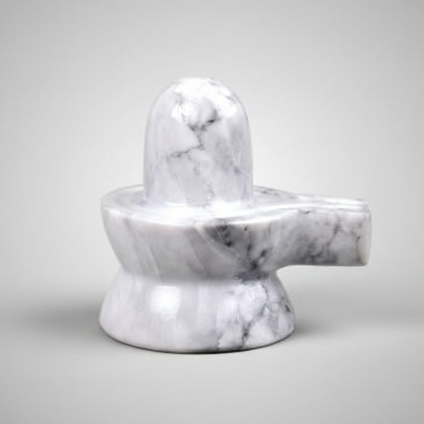 Howlite Shivling 200 to 210 gms