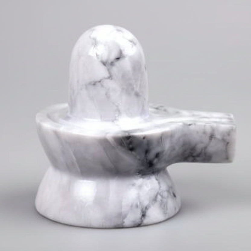 Howlite Shivling 250 to 260 gms