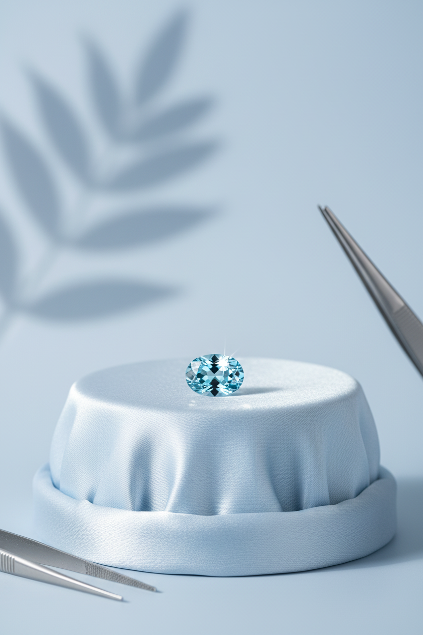 Blue Topaz Stone - 4 Carat Approx - ManiMonk