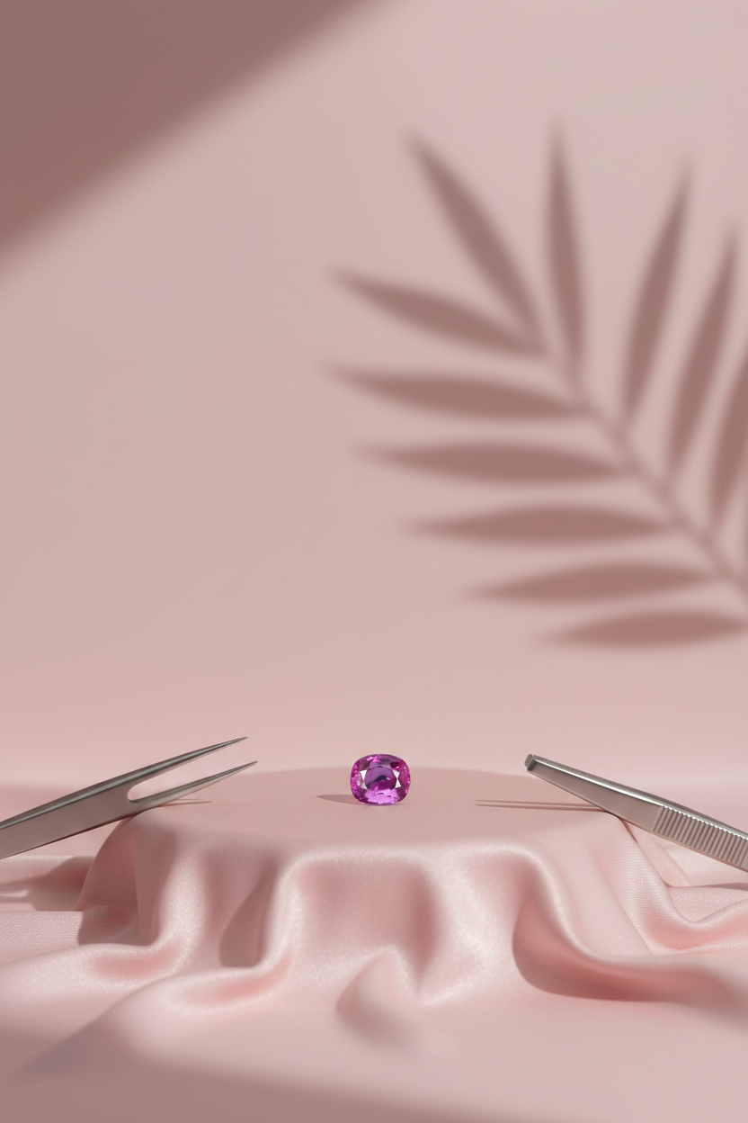 Pink Sapphire Stone 1 Carat | Natural Venus Gemstone - ManiMonk