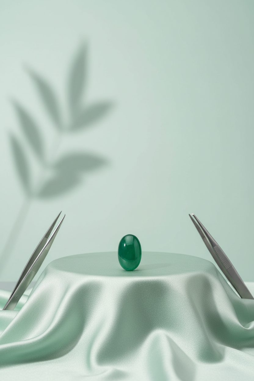 Kidney Stone (Malachite) - 3 Carat Approx - ManiMonk