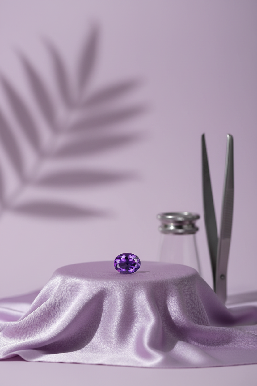 Amethyst Stone - 7 Carat Approx