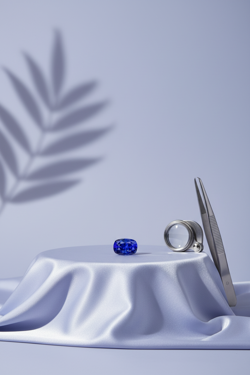 Natural Blue Sapphire Stone – 3 Carat | Certified Loose Gemstone