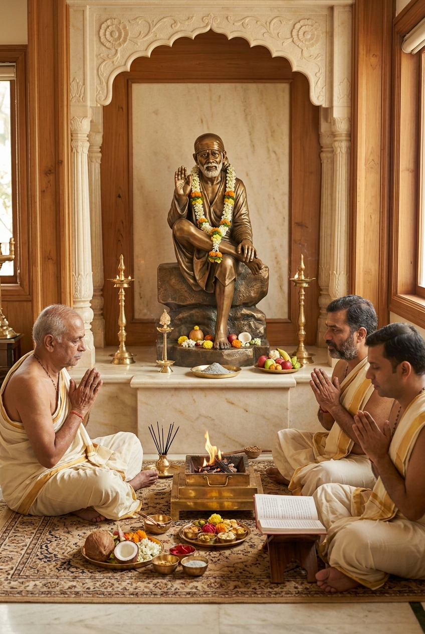 Saibaba Puja Mantra Japa and Yajna