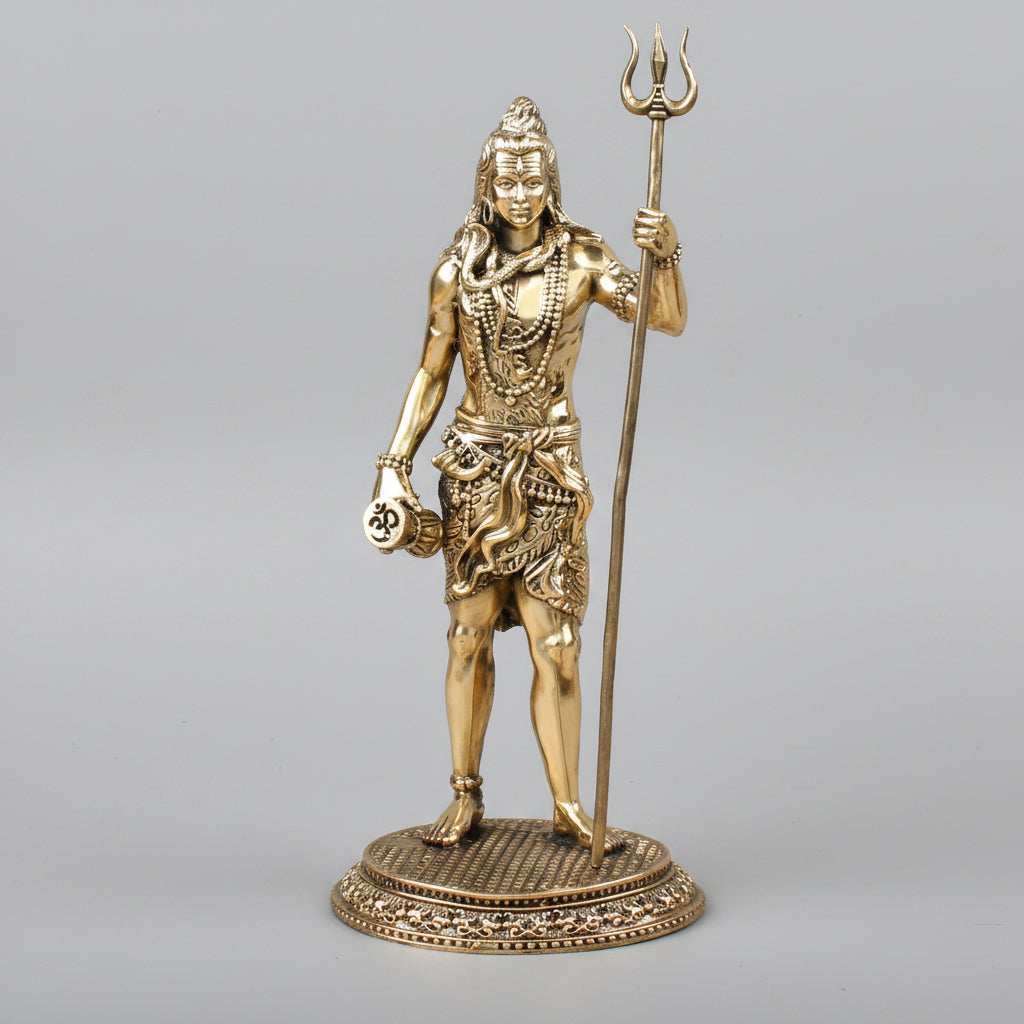 Standing Shiva Ashtadhatu Idol