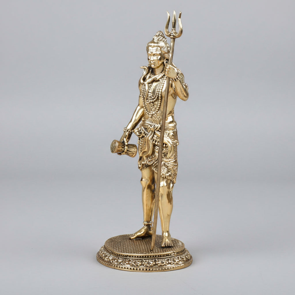 Standing Shiva Ashtadhatu Idol