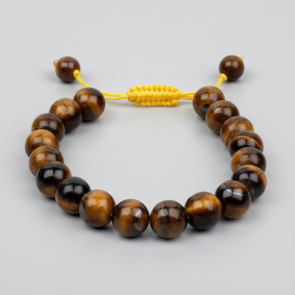 Tiger Eye Adjustable Thread Bracelet-8 mm