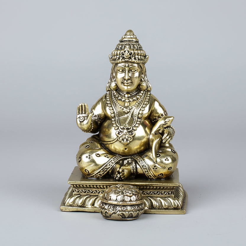 Lord Kuber (Dhanpati) Ashtadhatu Idol