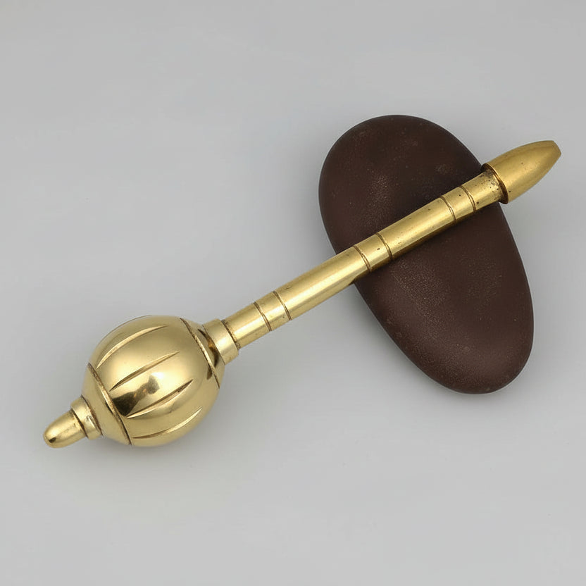 Brass Hanuman GadaMace)-7.5 inches