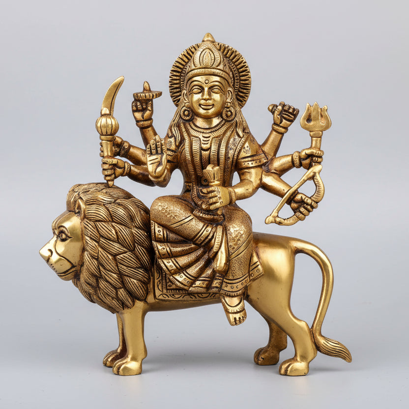 Brass Durga Murti