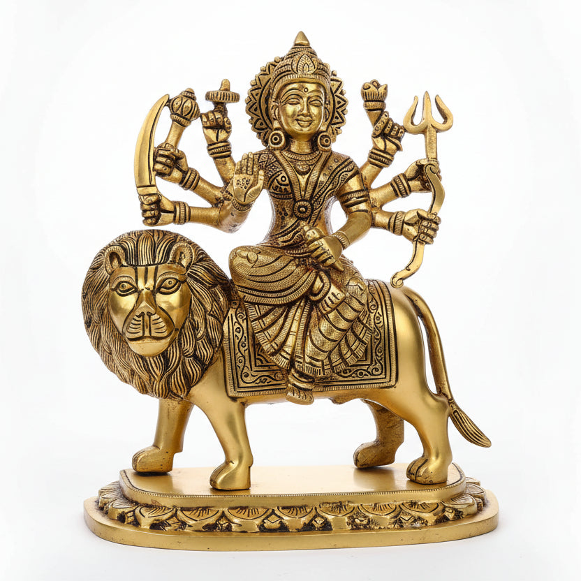 Durga Maa Brass Statue