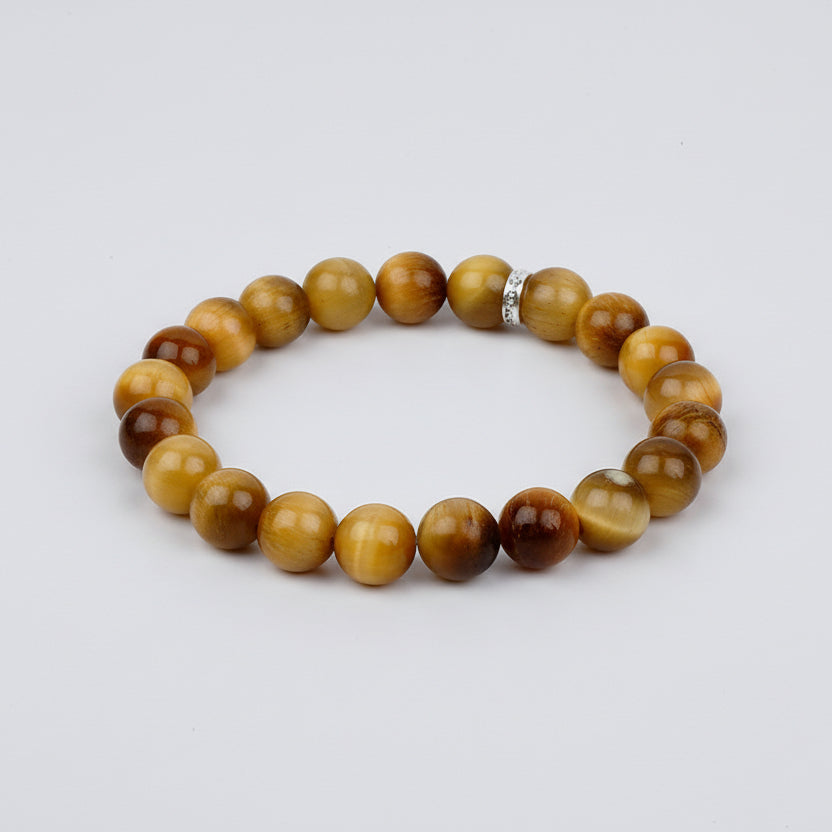 Brown Cats Eye Bracelet-8 mm