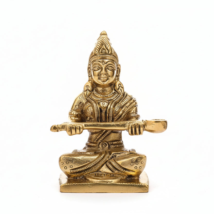 Brass Devi Annapurna Statue